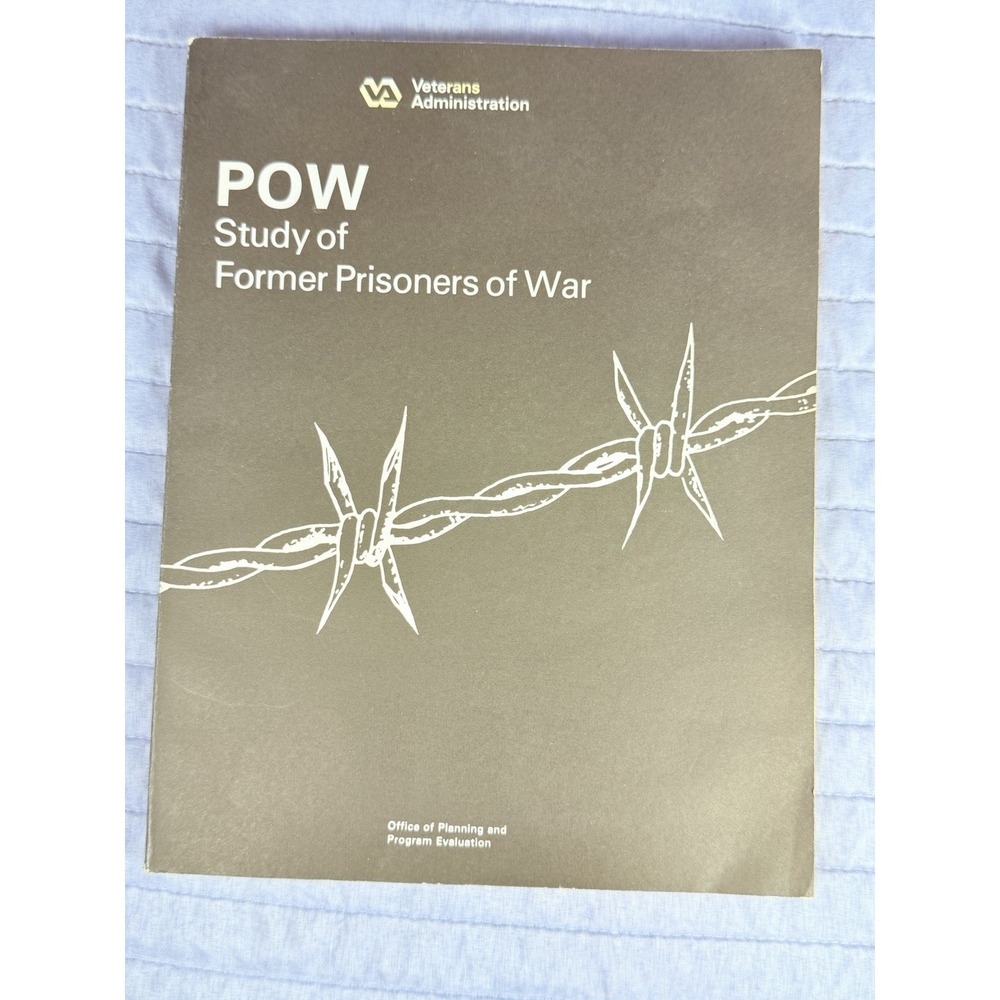 POW Study of Former Prisoners of War – Veterans Administration Reference Book